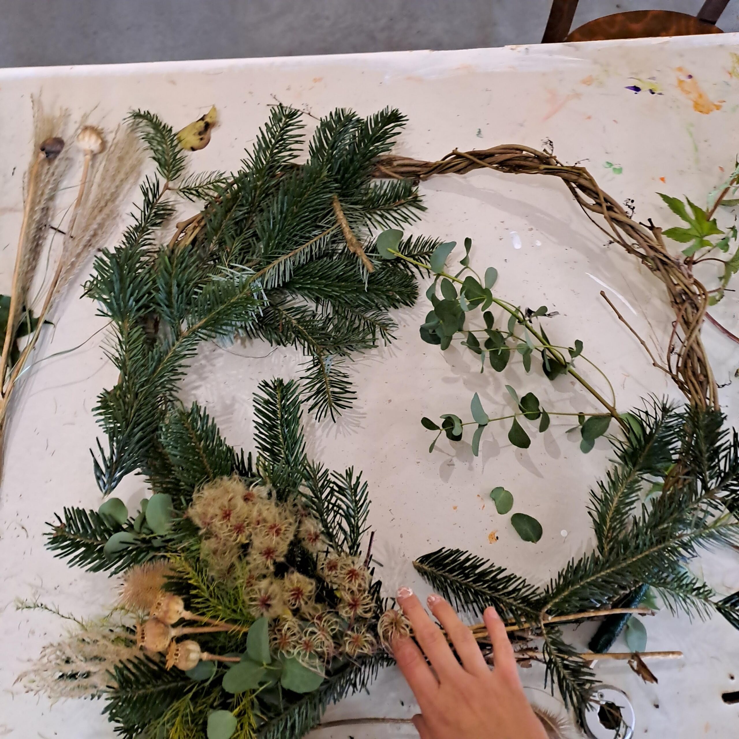 Workshop - Winterkrans - Afbeelding 10