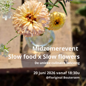 Slow Food & slow flowers